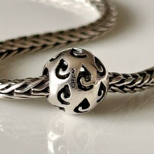 CHAMILIA Dewdrops Silver Bead Charm CHAM 925S Preowned, Great!